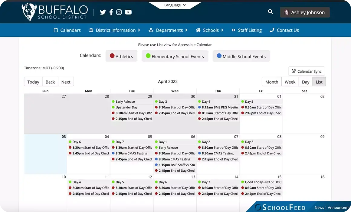 Calendars Integration Demo